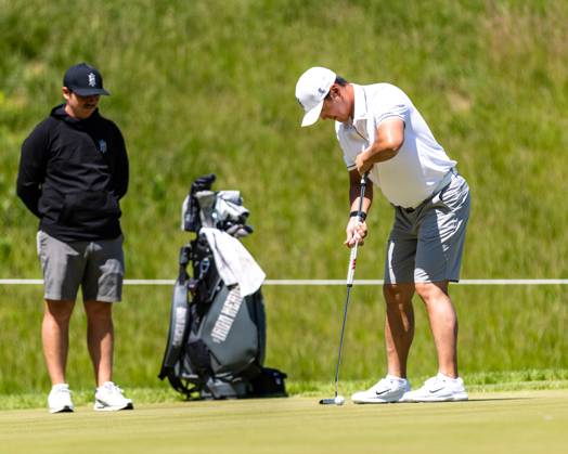 May 26, 2023, Potomac Falls, Virginia, USA: DANNY LEE practices putting before the first round of the LIV Golf DC event at Trump National Golf Club. Potomac Falls USA - ZUMAb237 20230526_znp_b237_010 Copyright: xRobertxBlakleyx