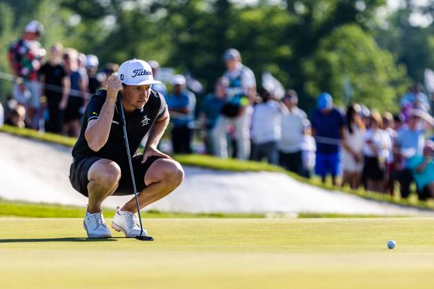 May 26, 2023, Potomac Falls, Virginia, USA: CAM SMITH prepares to putt on the 18th hole of the LIV Golf DC event at Trump National Golf Club. Potomac Falls USA - ZUMAb237 20230526_znp_b237_045 Copyright: xRobertxBlakleyx