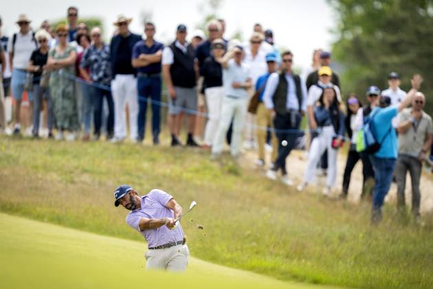 CROMVOIRT - Pablo Larrazabal (ESP) in action during the 103rd edition of the KLM Open golf tournament. The KLM Open counts as a qualifying tournament for the US Open. AP SANDER KING xVIxANPxSportx xxANPxIVx 470400422 originalFilename: 470400422.jpg