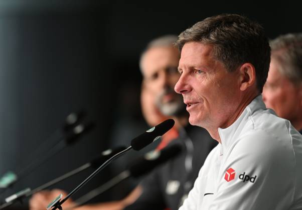 02 06 2023, xfux, football DFB Cup final 2023, Eintracht Frankfurt training and press conference before the match RB Leipzig Eintracht Frankfurt, emonline, emspor, v l coach Oilver Glasner Eintracht Frankfurt zautz Berlin.