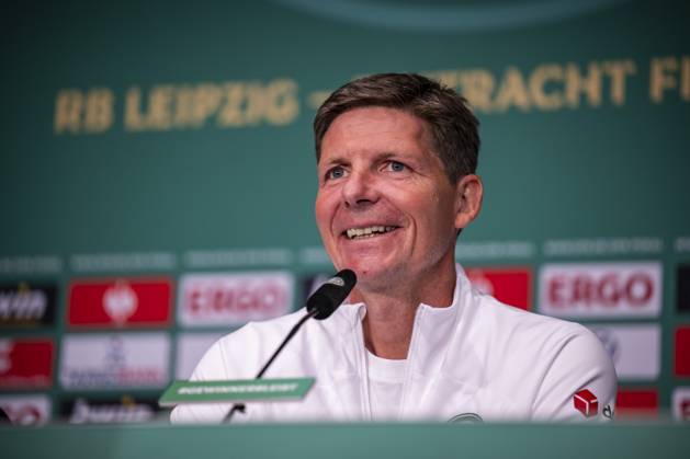 02 06 2023, xkvx, football DFB Cup final 2023, RB Leipzig Eintracht Frankfurt, training and press conference emspor, v l coach Oilver Glasner Eintracht Frankfurt DFL DFB REGULATIONS PROHIBIT ANY USE OF PHOTOGRAPHS as IMAGE SEQUENCES and or QUASI VIDEO Berlin