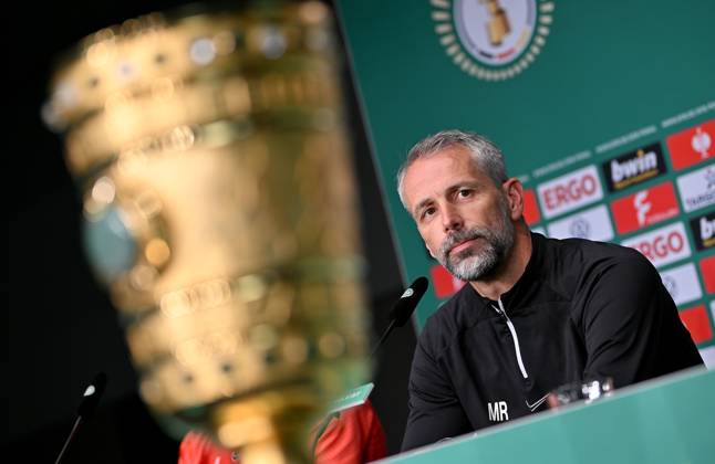 02 06 2023, xfux, football DFB Pokal final 2023, Eintracht Frankfurt training and press conference before the match RB Leipzig Eintracht Frankfurt, emonline, emspor, v l coach Marco Rose RB Leipzig RasenBallsport Leipzig Berlin