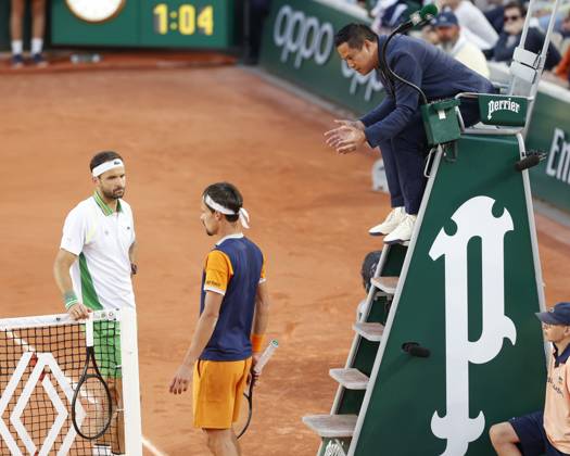 Tennis, French Open, Tag 7, Altmeier - Dimitrov
