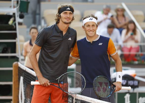 Tennis, French Open, Halbfinale, Casper Ruud - Alexander Zverev