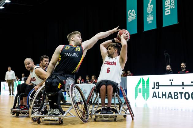 Wheelchair Basketball, World Cup in Dubai, Canada - Germany