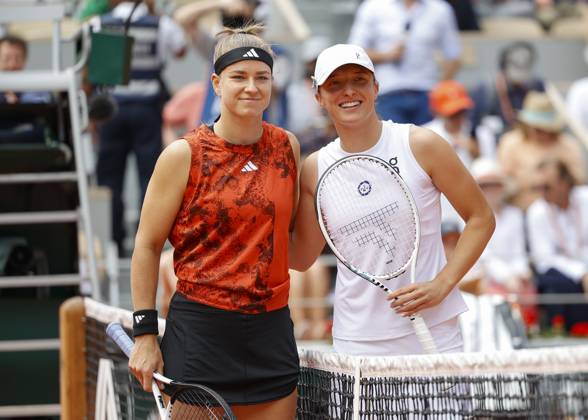 Tennis, French Open, Frauen, Finale, Iga Swiatek - Karolina Muchova