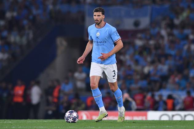 Soccer Champions League final Manchester City Inter Milan on 10 06 2023 at the Ataturk Olympic Stadium in Istanbul Ruben Dias Manchester xHDx