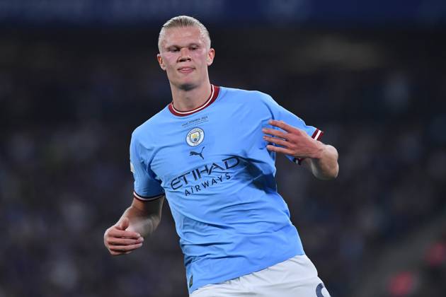 Soccer Champions League final Manchester City Inter Milan on 10 06 2023 at the Ataturk Olympic Stadium in Istanbul Erling Haaland Manchester xHDx
