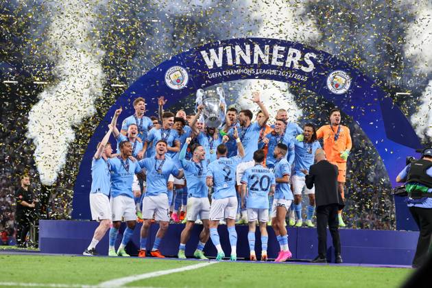 June 10, 2023, Istanbul, Turchia, Turchia: Manchester City 10 06 2023 Istanbul, Final match for Champions League between FC Internazionale vs Manchester City FC at Ataturk Olympic Stadium Istanbul Turchia - ZUMAs236 20230610_zap_s236_017 Copyright: xFabioxSassox