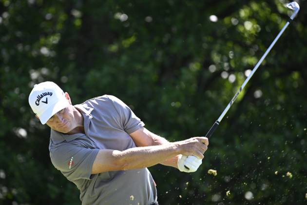 STOCKHOLM 20230611 Alex Norén with a tee shot on the seventh hole during the final round of the Scandinavian Mixed European Tour event at Ullna golf course STOCKHOLM SWEDEN x10040x  Copyright: xAndersxWiklund TTx SCANDINAVIAN MIXED