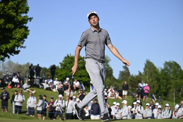 STOCKHOLM 20230611 Dale Whitnell, Great Britain, celebrates after winning the Scandinavian Mixed European Tour event at Ullna golf course STOCKHOLM SVERIGE x10040x  Copyright: xAndersxWiklund TTx SCANDINAVIAN MIXED