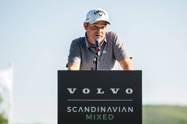 230611 Dale Whitnell of England at the award ceremony after the fourth round of the Scandinavian Mixed golf tournament on June 11, 2023 in Akersberga Photo Emma Wallskog BILDBYRAN COP 320 EW0211 golf scandinavian mixed day 4 bbeng  Copyright: EMMAxWALLSKOG BB230611EW049