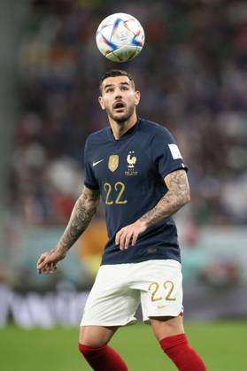 France v Poland - Round of 16 - FIFA World Cup, WM, Weltmeisterschaft, Fussball Doha Theo Hernandez of France in action during the FIFA World Cup Qatar 2022 Round of 16 match between France v Poland at Al Thumama Stadium on December 04, 2022 in Doha, Qatar. Photo by David Niviere ABACAPRESS.COM DOHA Qatar Copyright: xNivierexDavid ABACAPRESS.COMx 834123_065 NivierexDavid ABACAPRESS.COMx 834123_065