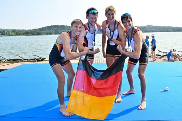Rudern, Weltcup in Varese - Siegerehrung