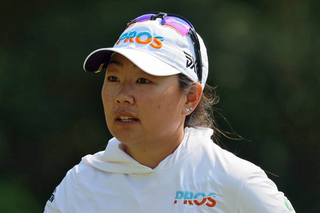 Meijer LPGA, Golf Damen Classic for Simply Give Mina Harigae of Monterey, California walks from the 4th tee during the third round of the Meijer LPGA Classic golf tournament at Blythefield Country Club in Belmont, MI, USA Saturday, June 17, 2023. Belmont Michigan United States  Copyright: xAmyxLemusx originalFilename:lemus-meijerlp230617_npjZl.jpg