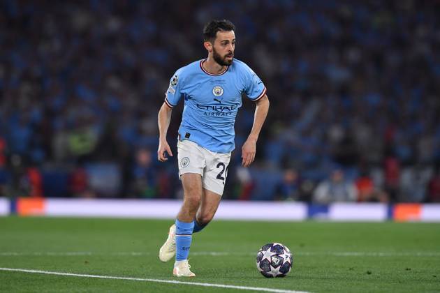 Soccer Champions League final Manchester City Inter Milan on 10 06 2023 at Ataturk Olympic Stadium in Istanbul Bernardo Silva Manchester xHDJPGx
