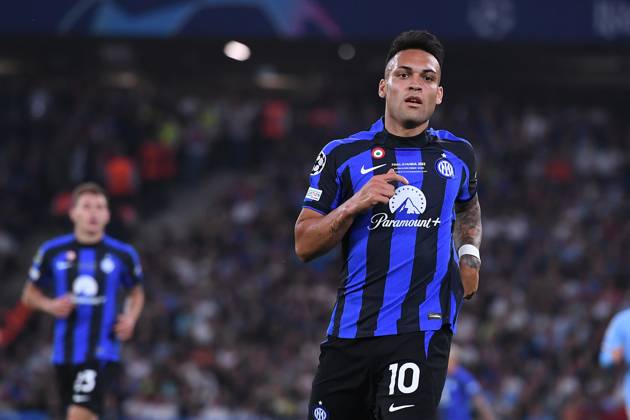 Soccer Champions League Final Manchester City Inter Milan on 10 06 2023 at Ataturk Olympic Stadium in Istanbul Lautaro Martinez Milan xHDJPGx