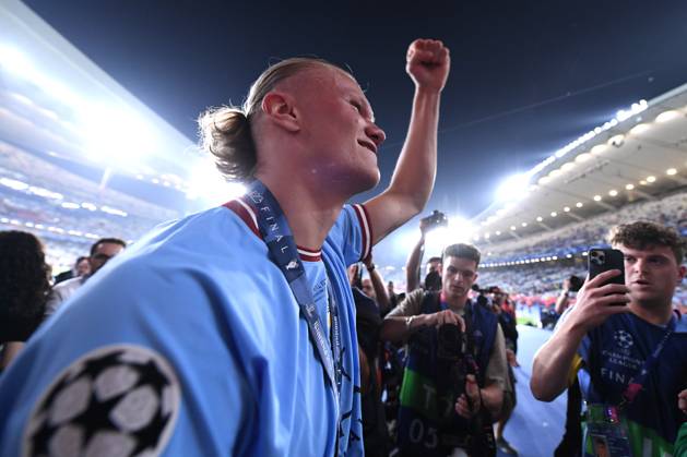 Soccer Champions League final Manchester City Inter Milan on 10 06 2023 at the Ataturk Olympic Stadium in Istanbul Erling Haaland Manchester xHDJPGx