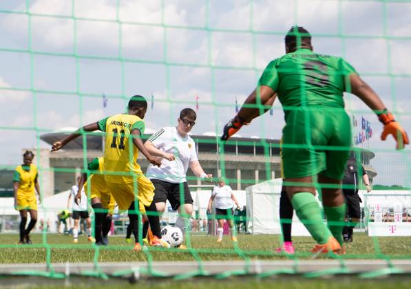 Special Olympics 2023 day 2 , soccer on the Maifeld, in the picture Germany vs Jamaica women , 18 06 2023, Copyright: xSebastianxRäppold MatthiasxKochx