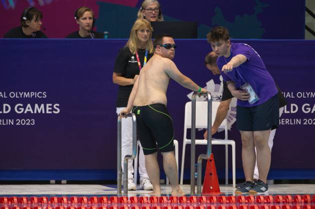 SPECIAL OLYMPICS - World Summer Games 2023 BERLIN,GERMANY,18.JUN.23 - SPECIAL OLYMPICS - World Summer Games 2023, swimming. Image shows Martin Loipold (AUT).  GEPAxpictures xGintarexKarpaviciute