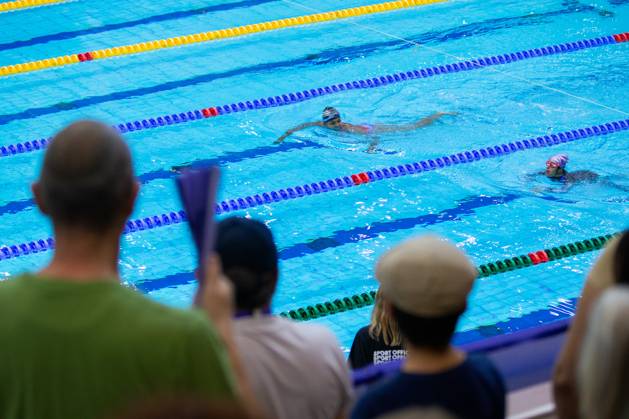 SPECIAL OLYMPICS - World Summer Games 2023 BERLIN,GERMANY,18.JUN.23 - SPECIAL OLYMPICS - World Summer Games 2023, swimming. Image shows athletes and fans.  GEPAxpictures xGintarexKarpaviciute