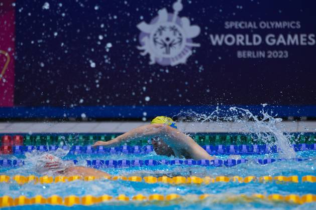 SPECIAL OLYMPICS - World Summer Games 2023 BERLIN,GERMANY,18.JUN.23 - SPECIAL OLYMPICS - World Summer Games 2023, swimming. Image shows athletes.  GEPAxpictures xGintarexKarpaviciute