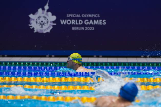 SPECIAL OLYMPICS - World Summer Games 2023 BERLIN,GERMANY,18.JUN.23 - SPECIAL OLYMPICS - World Summer Games 2023, swimming. Image shows athletes.  GEPAxpictures xGintarexKarpaviciute