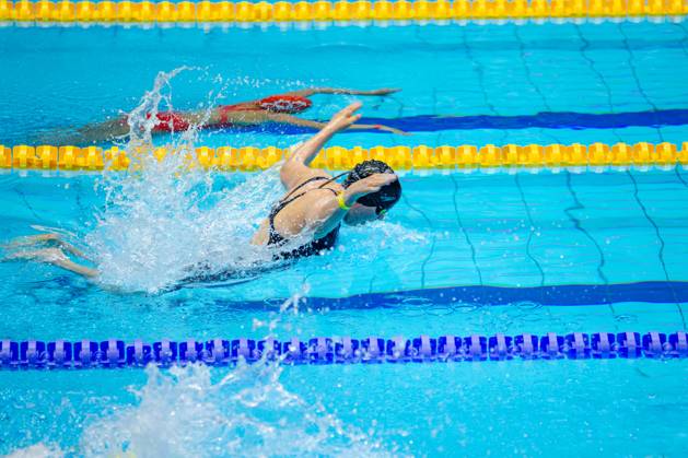 SPECIAL OLYMPICS - World Summer Games 2023 BERLIN,GERMANY,18.JUN.23 - SPECIAL OLYMPICS - World Summer Games 2023, swimming. Image shows Romana Zablatnik (AUT).  GEPAxpictures xGintarexKarpaviciute