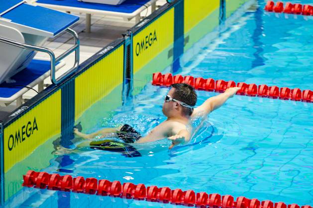 SPECIAL OLYMPICS - World Summer Games 2023 BERLIN,GERMANY,18.JUN.23 - SPECIAL OLYMPICS - World Summer Games 2023, swimming. Image shows Stefan Straus (AUT).  GEPAxpictures xGintarexKarpaviciute