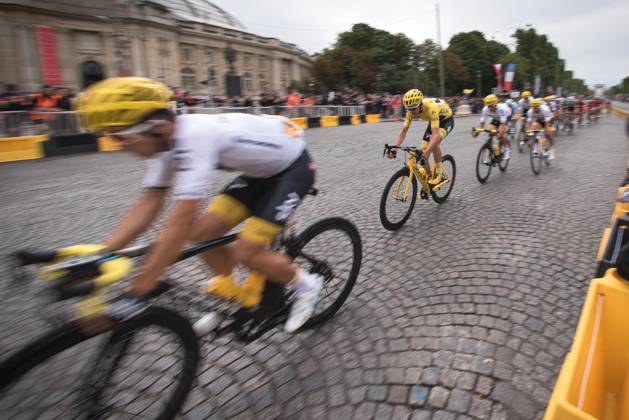 Tour De France In Doubt File photo dated July 23, 2017 of Team Sky s Christopher Froome of Great Britain in the leader s jersey rides past the Grand Palais during stage 21 of the 2017 Le Tour de France in Paris. Doubts continue to grow around this year?s Tour de France after the UCI announced it was extending the suspension of all cycling races until 1 June, a little over three weeks before the event is due to begin in Nice on 27 June. The French government indicated last week it was looking at ways cycling?s biggest race might be able to take place without any spectators but the feasibility of staging such an event in any form is increasingly questionable as the shutdown of professional cycling continues. Photo by Eliot Blondet ABACAPRESS.COM PARIS France Copyright: xBlondetxEliot ABACAx 726496_002 BlondetxEliot ABACAx 726496_002