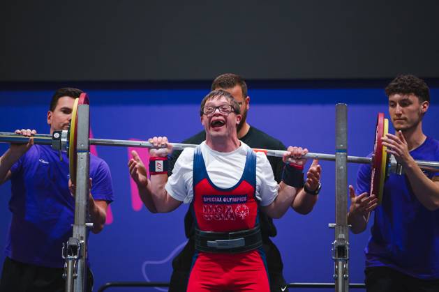 SPECIAL OLYMPICS - World Summer Games 2023 BERLIN,GERMANY,20.JUN.23 - SPECIAL OLYMPICS - World Summer Games 2023, powerlifting. Image shows Mitch Betsworth (USA)  GEPAxpictures xGintarexKarpaviciute