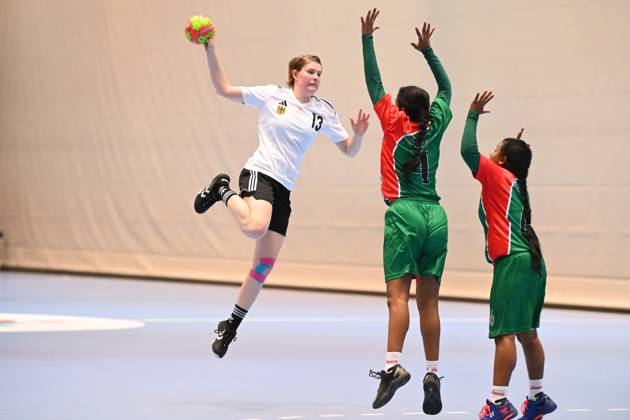 Berlin, Germany, June 20th 2023: Special Olympics World Games Berlin 2023 - Women s Handball - SO Germany v SO Bangladesh - Olympiapark (Ryan Sleiman SPP) Copyright: xRyanxSleimanx xSPPx spp-en-RySlSp-Special Olympics World Games Berlin 2023 - Womens Handball - SO Germany v SO Hungary - Olympiapark_0139