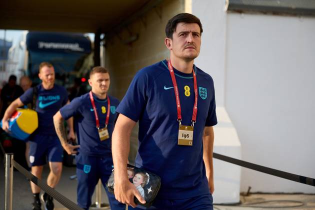 TA™ QALI, MALTA - JUNE 16: England national soccer team player Harry Magurie arrives ahead the UEFA EURO, EM, Europameisterschaft,Fussball 2024 European qualifying soccer match between Malta and England at the National Stadium, Ta™ Qali, Malta, on 16 June 2023. Malta v England - UEFA EURO 2024 European Qualifier