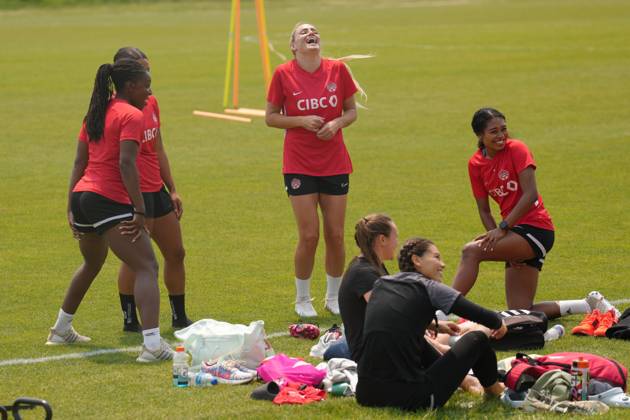Football, FIFA Womens World Cup 2023, National Team Canada, Training