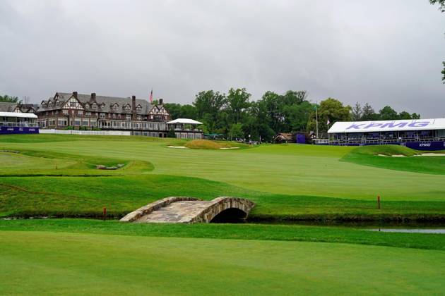 Golf: Women s PGA, Golf Herren Championship Photo taken on June 22, 2023, shows Baltusrol Golf Club in Springfield, New Jersey, the venue of the Women s PGA Championship tournament that started the same day.  A14AA0001611398P 