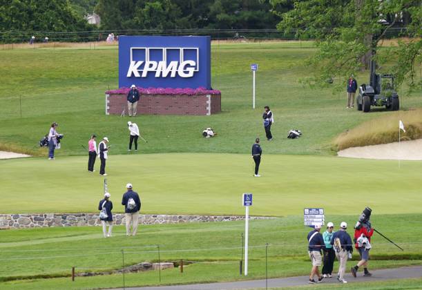 Players compete in the first round of the KPMG Women s PGA, Golf Herren Championship at Baltusrol Golf Club in Springfield, NJ on Thursday, June 22, 2023.  NYP20230622116 JohnxAngelillo