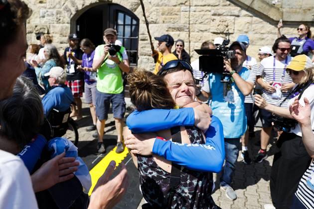 SEPCIAL OLYMPICS WORLD GAMES Special Olympics World Games Berlin 2023 8 Day 24 June 2023 Sailing at Wannsee Cheers and emotions at the team from Belgium Berlin Wannsee Berlin Germany