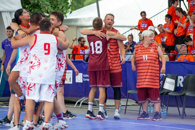 SPECIAL OLYMPICS - World Summer Games 2023 BERLIN,GERMANY,25.JUN.23 - SPECIAL OLYMPICS - World Summer Games 2023, basketball. Image shows both teams.  GEPAxpictures xGintarexKarpaviciute