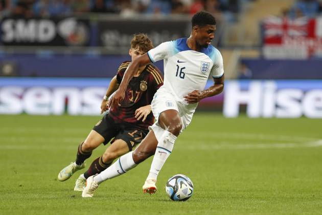 UEFA European Under-21 Championship, Germany England, 3 group match, 28 06 2023, Batumi Ben JOHNSON 16, England , UEFA European Under-21 Football Championship in Romania and Georgia, Germany England, 3 group match, 28 06 2023, Batumi Copyright: xBEAUTIFULxSPORTS Meuselx