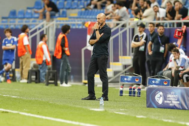 UEFA U21 European Championship, Germany England, 3 Group Match, 28 06 2023, Batumi Antonio DI SALVO Germany, Head Coach , UEFA U21 European Football Championship in Romania and Georgia, Germany England, 3 Group Match, 28 06 2023, Batumi Copyright: xBEAUTIFULxSPORTS Meuselx