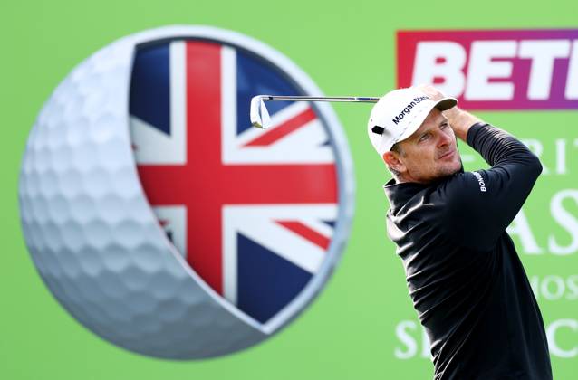Mandatory Credit: Photo by James Marsh Shutterstock (13987420o) Justin Rose of England on the 10th tee. Betfred British Masters, Day One, Golf, The Belfry Golf Club, Sutton Coldfield, UK - 29 Jun 2023 Betfred British Masters, Day One, Golf, The Belfry Golf Club, Sutton Coldfield, UK - 29 Jun 2023  Copyright: xJamesxMarsh Shutterstockx 13987420o