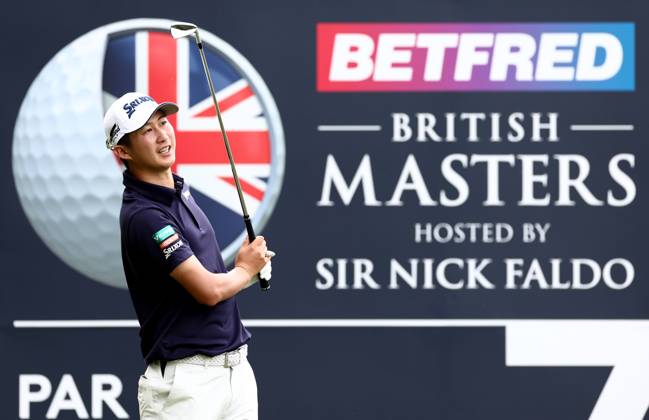Mandatory Credit: Photo by James Marsh Shutterstock (13987420bc) Rikuya Hoshino of Japan during his round. Betfred British Masters, Day One, Golf, The Belfry Golf Club, Sutton Coldfield, UK - 29 Jun 2023 Betfred British Masters, Day One, Golf, The Belfry Golf Club, Sutton Coldfield, UK - 29 Jun 2023  Copyright: xJamesxMarsh Shutterstockx 13987420bc