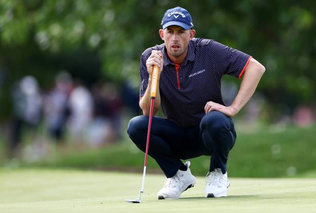 Mandatory Credit: Photo by James Marsh Shutterstock (13987420cu) Alexander Bkork of Sweden during his round. Betfred British Masters, Day One, Golf, The Belfry Golf Club, Sutton Coldfield, UK - 29 Jun 2023 Betfred British Masters, Day One, Golf, The Belfry Golf Club, Sutton Coldfield, UK - 29 Jun 2023  Copyright: xJamesxMarsh Shutterstockx 13987420cu