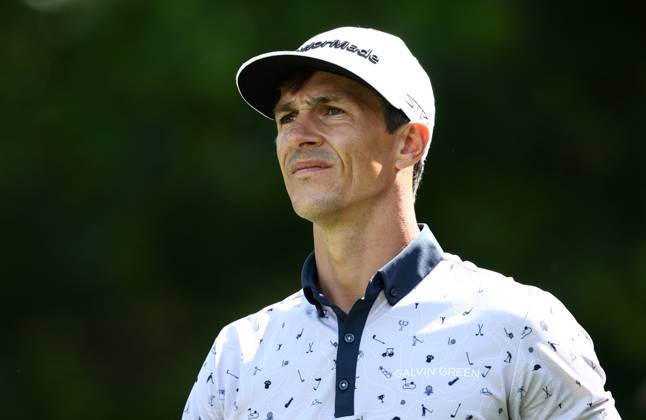 Mandatory Credit: Photo by James Marsh Shutterstock (13987420ce) Thorbjorn Olesen of Denmark during his round. Betfred British Masters, Day One, Golf, The Belfry Golf Club, Sutton Coldfield, UK - 29 Jun 2023 Betfred British Masters, Day One, Golf, The Belfry Golf Club, Sutton Coldfield, UK - 29 Jun 2023  Copyright: xJamesxMarsh Shutterstockx 13987420ce