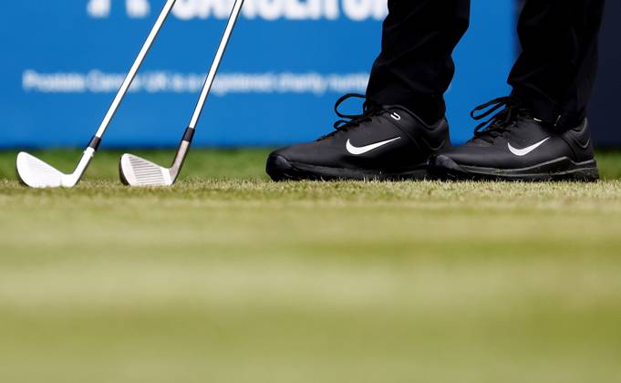 Mandatory Credit: Photo by James Marsh Shutterstock (13987422af) Min Woo Lee of Australia seen with two clubs on the 14th hole. Betfred British Masters, Day Two, Golf, The Belfry Golf Club, Sutton Coldfield, UK - 30 Jun 2023 Betfred British Masters, Day Two, Golf, The Belfry Golf Club, Sutton Coldfield, UK - 30 Jun 2023  Copyright: xJamesxMarsh Shutterstockx 13987422af