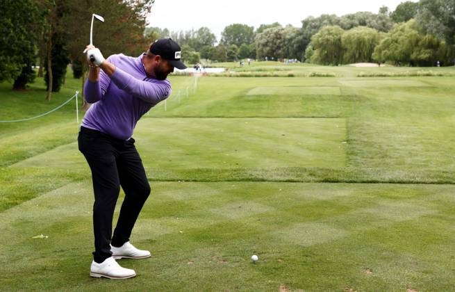 Mandatory Credit: Photo by James Marsh Shutterstock (13987422bs) Matthew Baldwin of England during his round. Betfred British Masters, Day Two, Golf, The Belfry Golf Club, Sutton Coldfield, UK - 30 Jun 2023 Betfred British Masters, Day Two, Golf, The Belfry Golf Club, Sutton Coldfield, UK - 30 Jun 2023  Copyright: xJamesxMarsh Shutterstockx 13987422bs