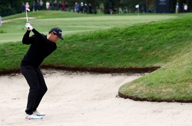 Mandatory Credit: Photo by James Marsh Shutterstock (13987422ay) Jeremy Freiburghaus of Switzerland during his round. Betfred British Masters, Day Two, Golf, The Belfry Golf Club, Sutton Coldfield, UK - 30 Jun 2023 Betfred British Masters, Day Two, Golf, The Belfry Golf Club, Sutton Coldfield, UK - 30 Jun 2023  Copyright: xJamesxMarsh Shutterstockx 13987422ay