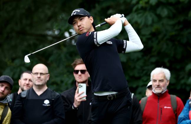 Mandatory Credit: Photo by James Marsh Shutterstock (13987422bd) Min Woo Lee of Australia during his round. Betfred British Masters, Day Two, Golf, The Belfry Golf Club, Sutton Coldfield, UK - 30 Jun 2023 Betfred British Masters, Day Two, Golf, The Belfry Golf Club, Sutton Coldfield, UK - 30 Jun 2023  Copyright: xJamesxMarsh Shutterstockx 13987422bd