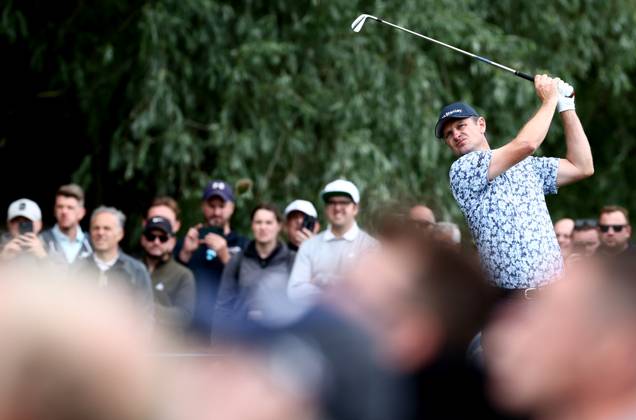 Mandatory Credit: Photo by James Marsh Shutterstock (13987425am) Justin Rose of England during his round. Betfred British Masters, Day Three, Golf, The Belfry Golf Club, Sutton Coldfield, UK - 01 Jul 2023 Betfred British Masters, Day Three, Golf, The Belfry Golf Club, Sutton Coldfield, UK - 01 Jul 2023 Copyright: xJamesxMarsh Shutterstockx 13987425am
