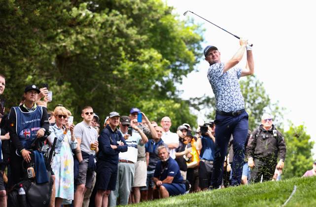 Mandatory Credit: Photo by James Marsh Shutterstock (13987425bd) Justin Rose of England during his round. Betfred British Masters, Day Three, Golf, The Belfry Golf Club, Sutton Coldfield, UK - 01 Jul 2023 Betfred British Masters, Day Three, Golf, The Belfry Golf Club, Sutton Coldfield, UK - 01 Jul 2023 Copyright: xJamesxMarsh Shutterstockx 13987425bd